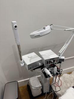 Facial skin care steamer microdermabration system / maquina de faciales multi usos