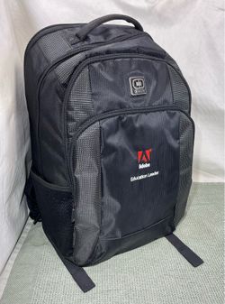 RARE Ogio Roamer Pack 110172 Backpack Adobe Logo Education Leader Airport Checkpoint Friendly Laptop Apple MacBook Sleeve computer PC Back Cushion Sof
