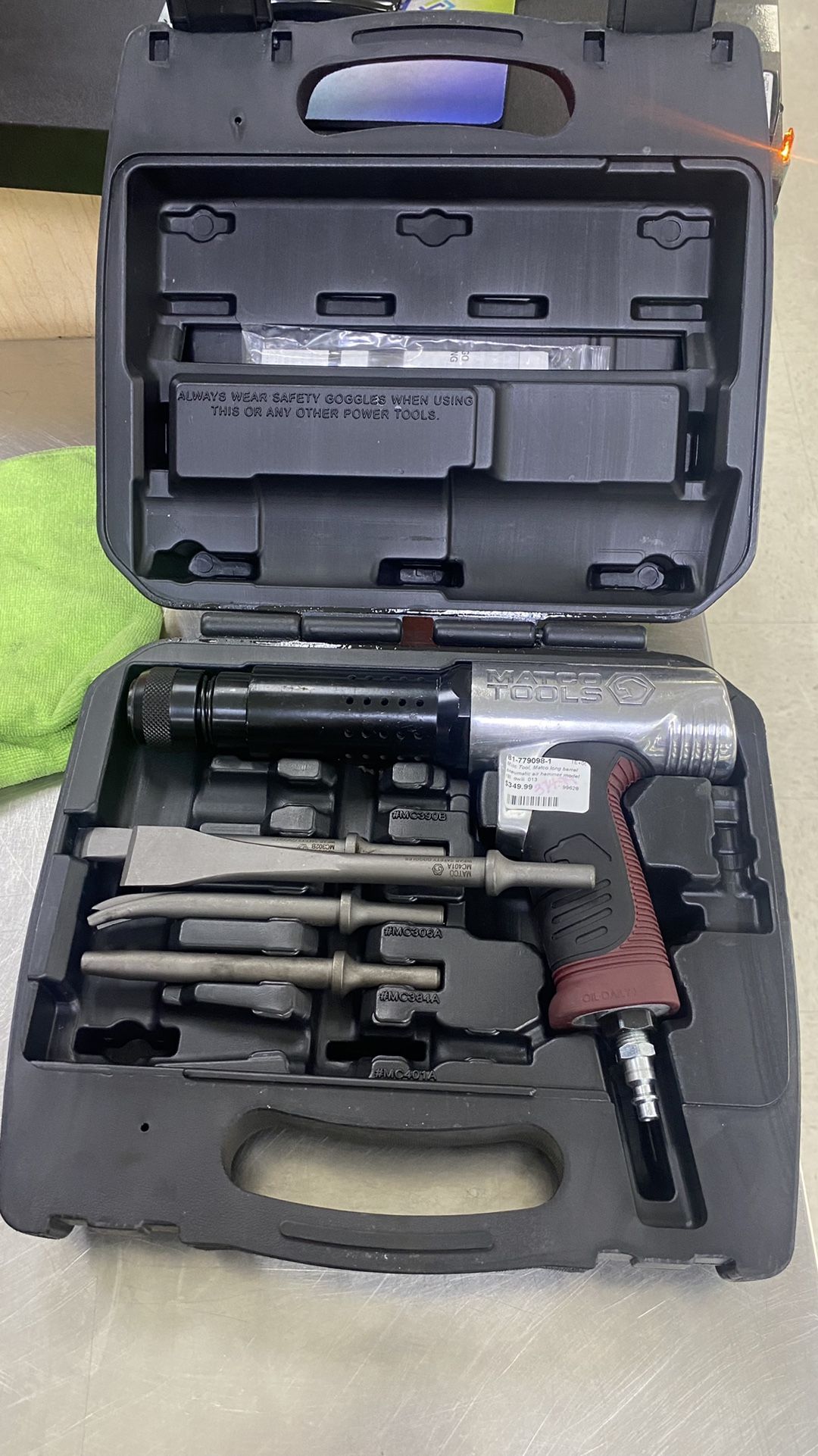 Marco Tools Long Barrel Pneumatic Air Hammer 