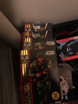 G.I.Joe action Marine and action soldier