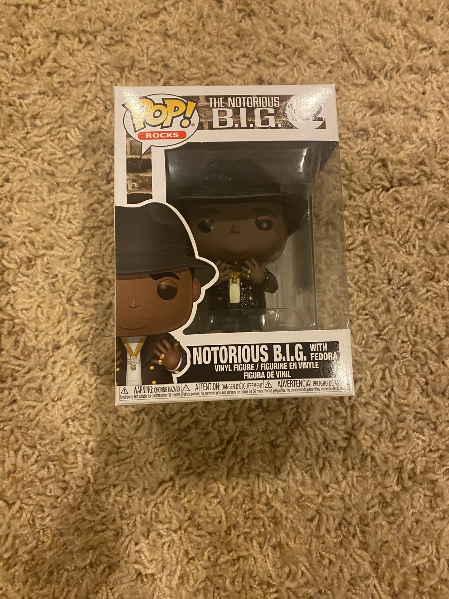 Notorious B.I.G With Fedora Funko Pop