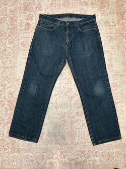 Levi's Straight-Leg Dark Blue Jeans 34x30