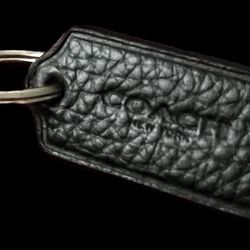 Authentic COACH Keychain Black Leather Reasonable Offers Accepted 