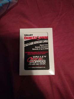 Unopened Crime Stoppers Playing Cards