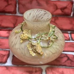 Jay Strongwater Florina Floral Vine Vase