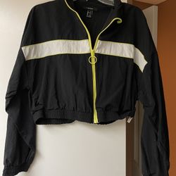 Forever 21 Windbreaker Crop Top 