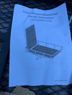 ECOTRIC Hitch Mount Wheelchair Carrier Electric Wheelchair Cargo Mobility Scooter with Hitch & Loading Ramp, 73lbs Weight, 500lbs Capacity