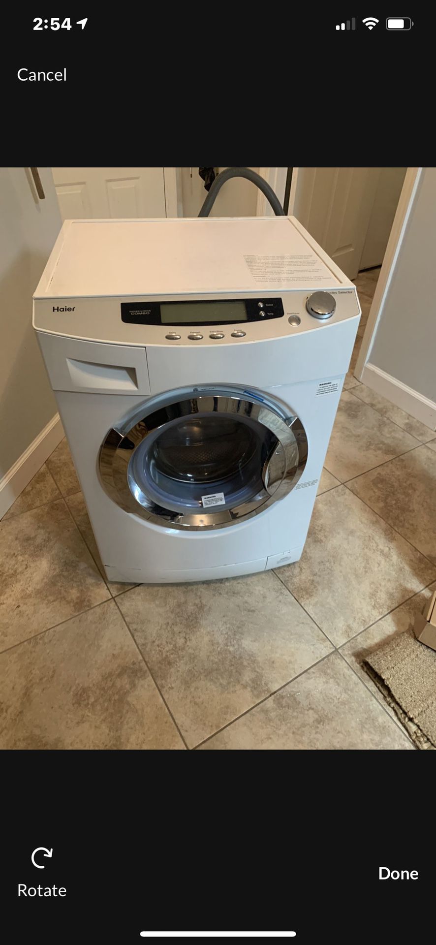 Washer And Dryer Combo Set / All In One From Haier 