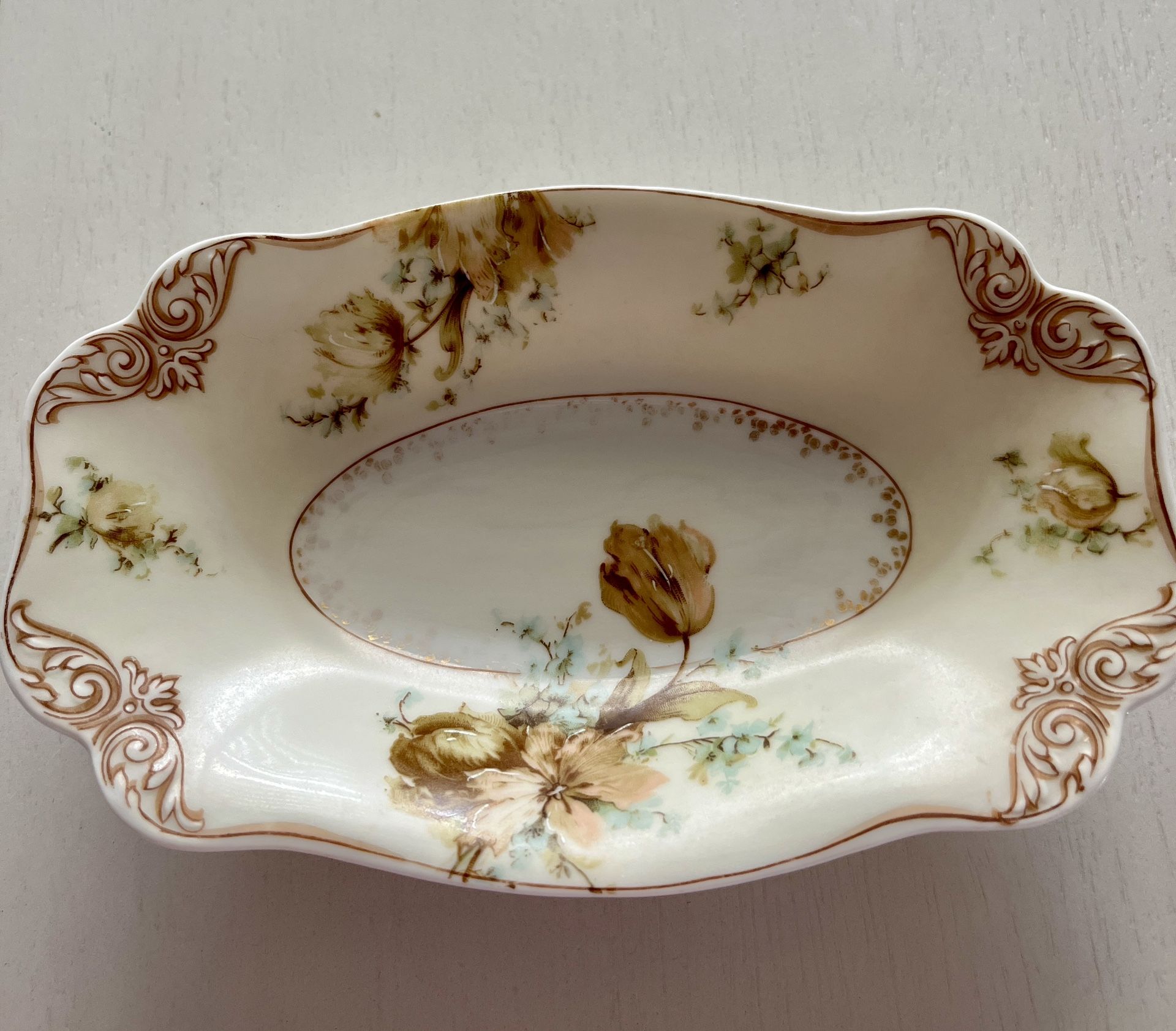 Vintage Bone China Candy/serving/trinket dish