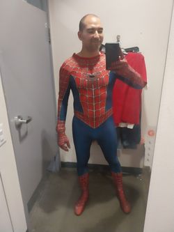 Spider-Man Full Body Costume Suit size M adult