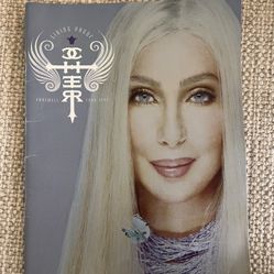 Cher Concert Program 2002 Living Proof Farewell Tour