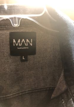 Jean jacket black large