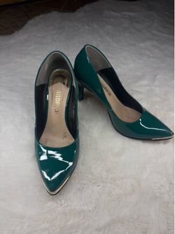 Andrea Red/Green Heels