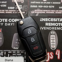 $100 in Pomona/Upland | 2015-25 Ford 3-Button Flip Key & Remote Copy (F-150, F-250, F-350, F-450, F-550, Maverick, Ranger, Explorer)
