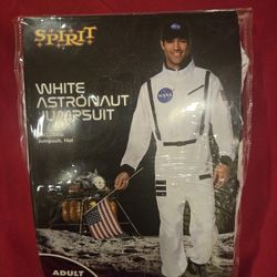 X-Large Adult White NASA Jumpsuit - NASA