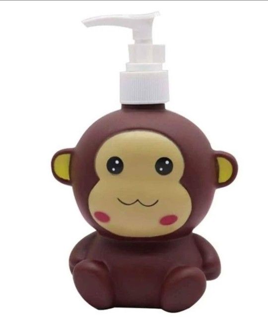 NEW! Monkey Dispenser 7" tall, for Hand Soap,Lotion,Shampoo,Shower Gel (2 available)