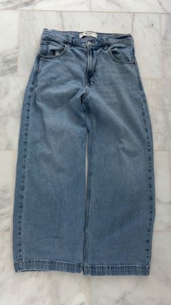 Hollister Light Wash Wide Leg Jeans