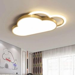 Golden Cloud LED Ceiling Light – Kids Room / Nursery Decor