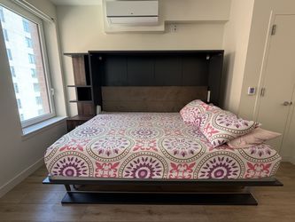 Royal Queen Murphy Wall Bed + Sofa + Bookcase - Excellent Condition