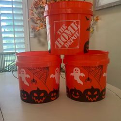 Home Depot Halloween Buckets. New