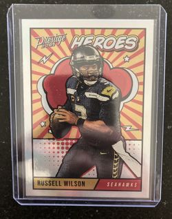2021 Prestige Heroes #HE-1 Russell Wilson - Seattle Seahawk