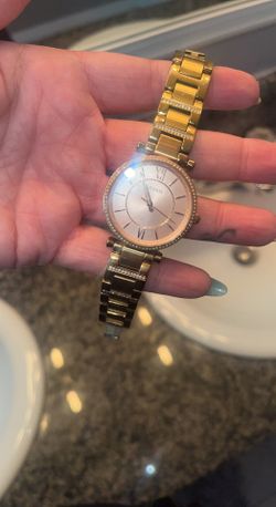Rose Gold Fossil Watch 