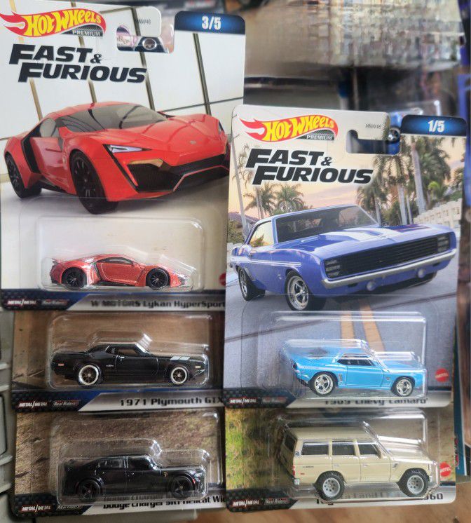 Fast & Furious Premium Hotwheels 