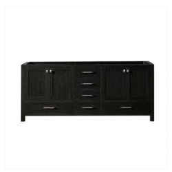 72" Double Sink Batroom Vanity Without Top