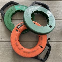 Klein Tools & Greenlee Steel & Fiberglass Fish Tape