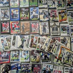 120 mint condition Seattle Seahawks NFL football sports trading cards. Geno Smith, Jaxon Smith Njigba, Tyler Lockett, Zach Charbonnet, Kenneth Walker 