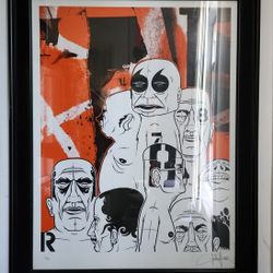 Dave Kinsey Inhumanate II Screenprint obey giant 