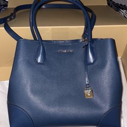 Blue Michael Kors Purse