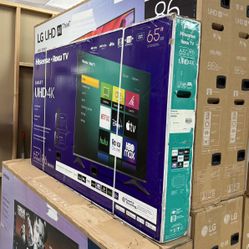 65 HISENSE ROKU 4K HDR SMART TV