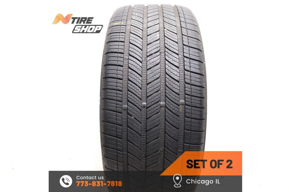 Set of 2 Used 8/32 255/45R19 104W Bridgestone Turanza EV Enliten