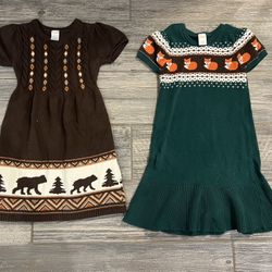 Girls Sweater Dresses size 6/7