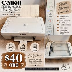 Canon PIXMA MG2920 All-in-One Printer