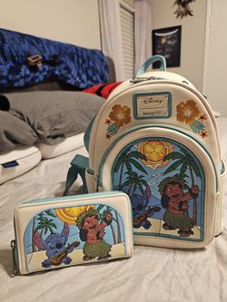 Loungefly Stitch Bag And Wallet