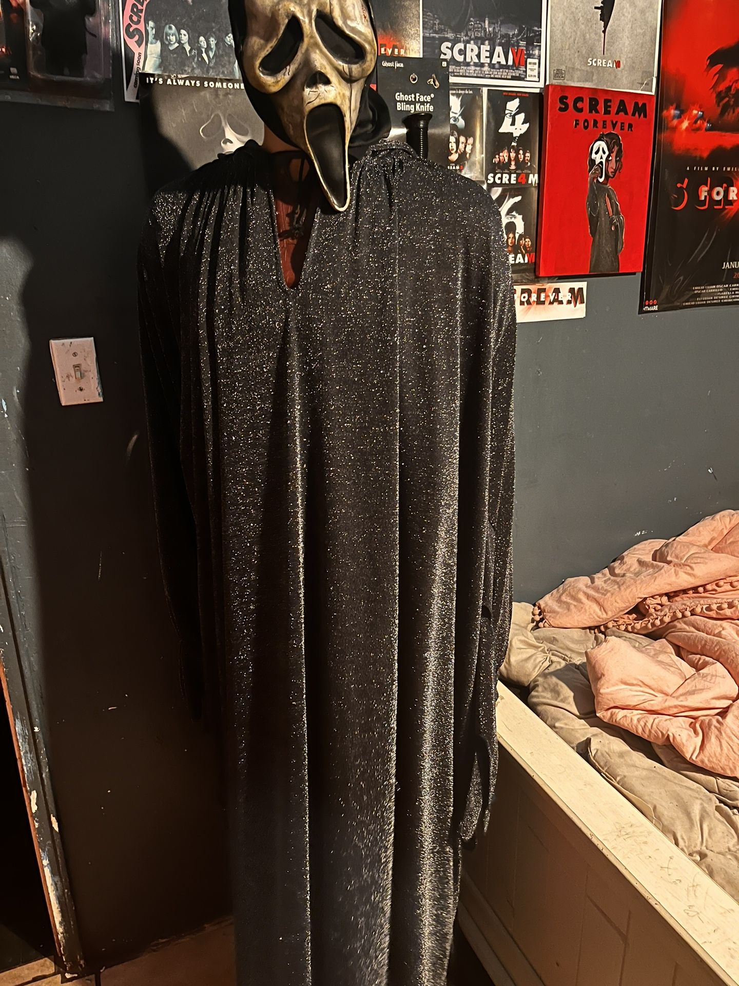 Ghost Face (Sparkle Robe)  (Scream) Movie Robe, High Quality 