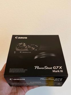 Canon PowerShot G7 X Mark III Black