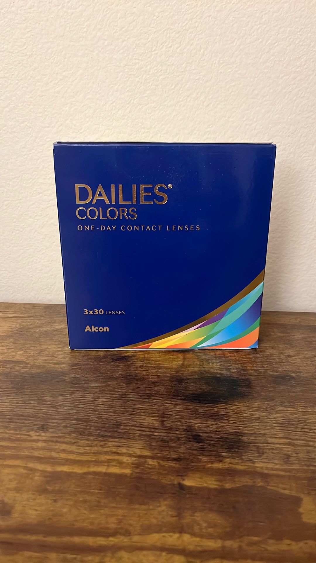 Alcon Dailies Colors One Day Contact Lens Lenses - Mystic GRAY Non-Prescription 0.00 - 90 Lens