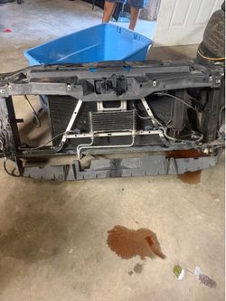 2008 suburban radiator support, condenser and trans mission cooler $400