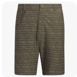 Adidas Men's Ultimate 365 Olive Strata Golf Shorts - 36"