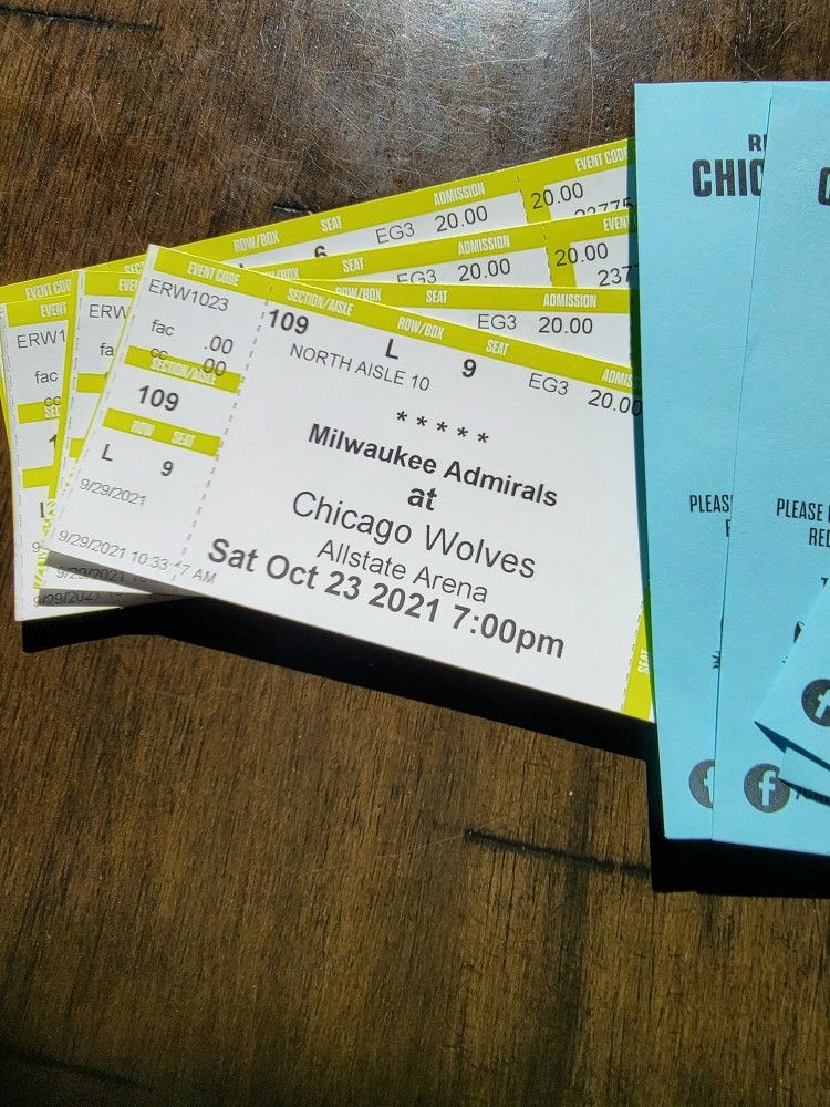 Chicago Wolves tickets 