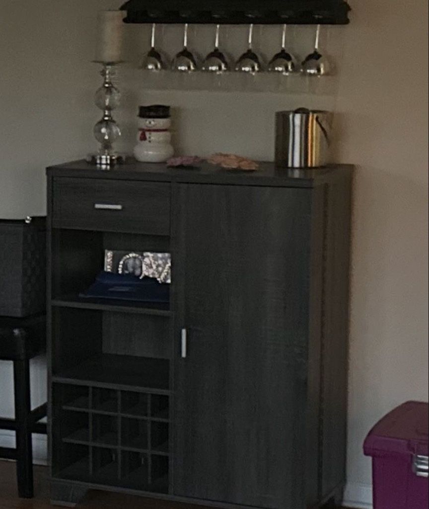 Mini Bar Color Distressed Gray