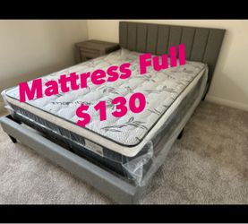 Full Size Bamboo Mattress New in Plastic