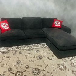 Hokku Designs L-Shape Sectional Sofa with Storage – Great Condition
