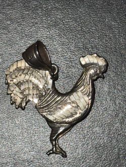 SILVER GALLO CHAIN PENDANT .925