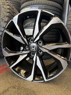Honda Alloy Wheel Rim Black Machined