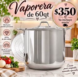 Vaporera de 60qt princess house