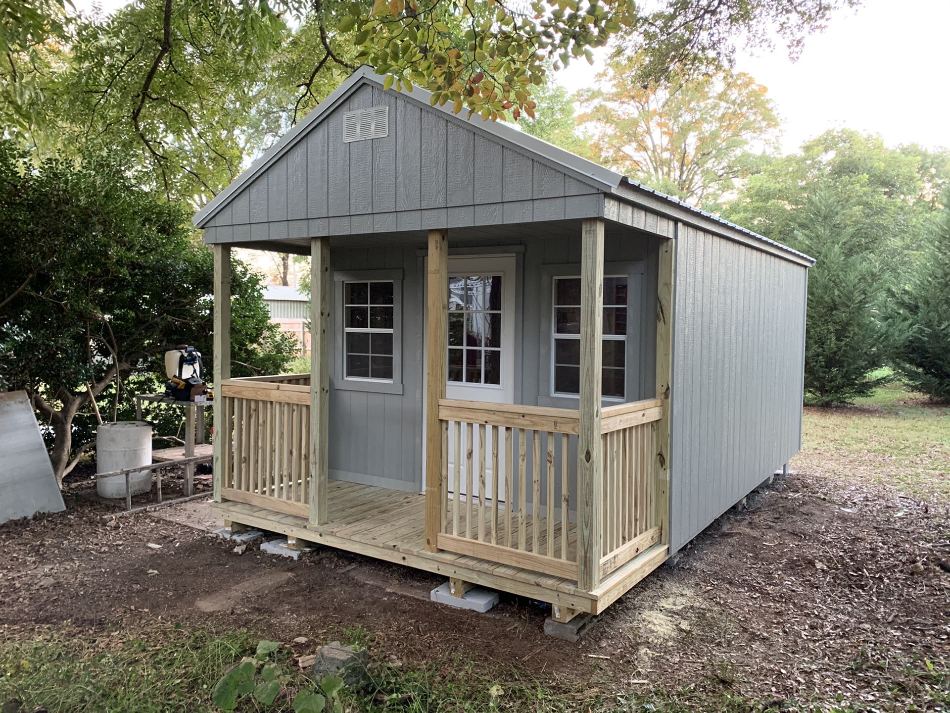 12x20 She Shed Porch Cabin Style | Sheds By Design Brand